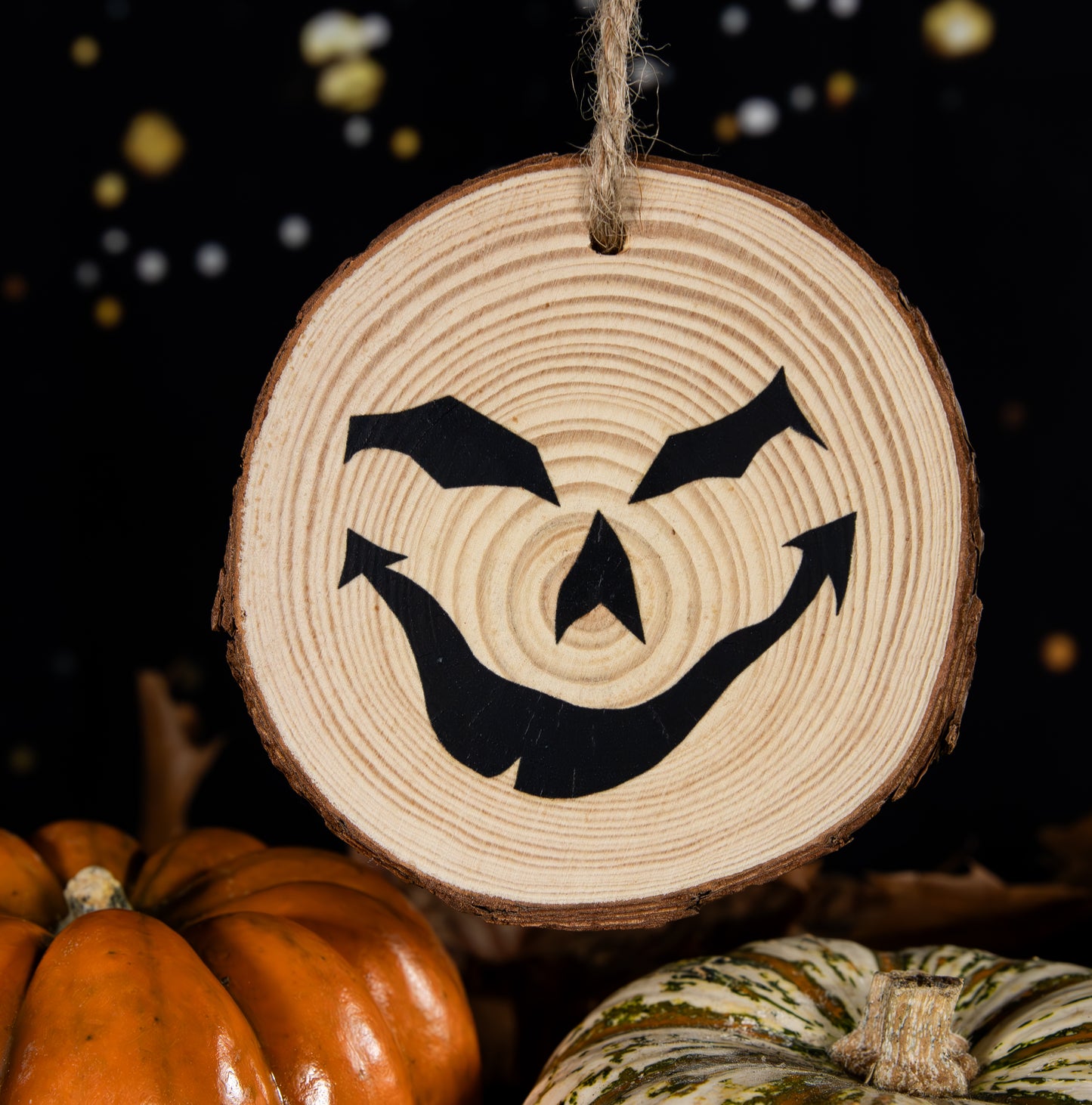 Forever October Wood Slice Ornament