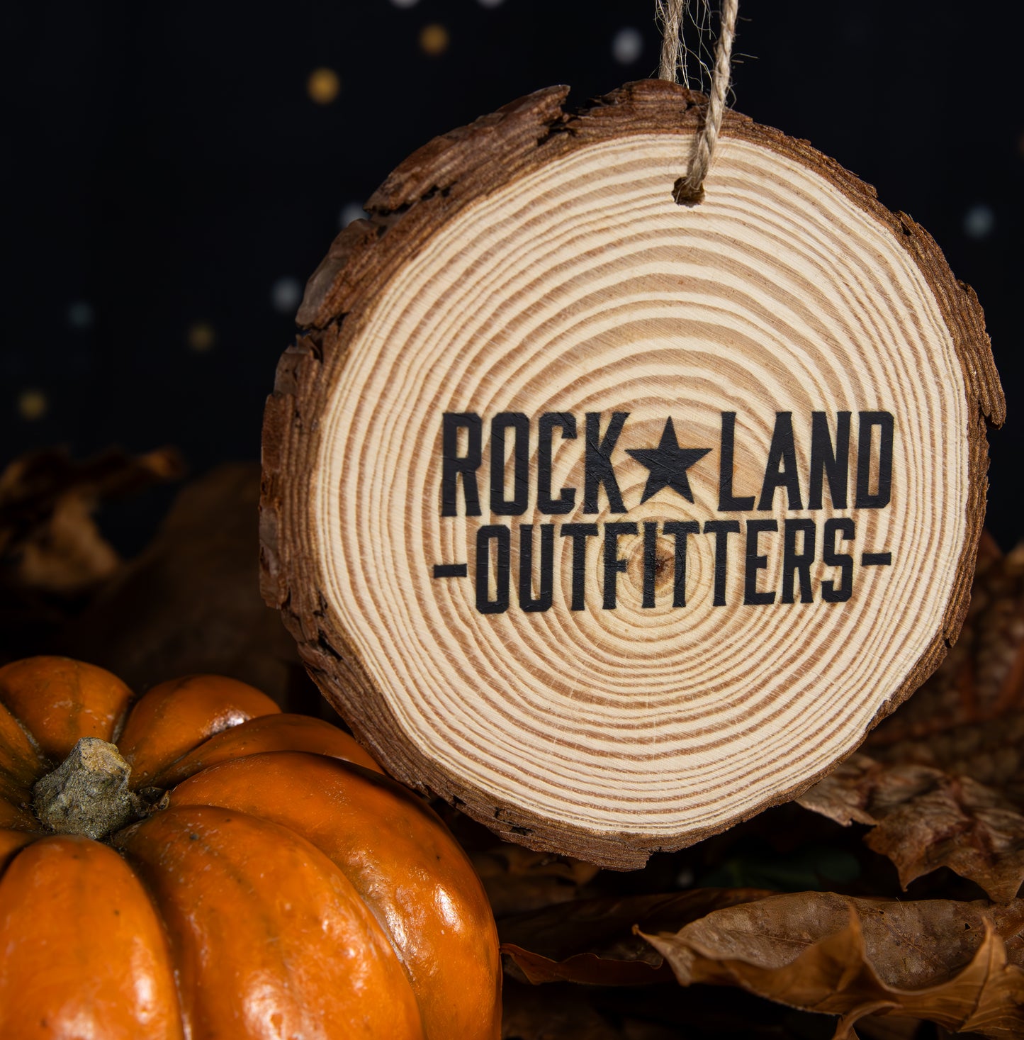 Forever October Wood Slice Ornament