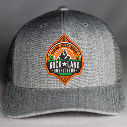 Rock Land Outfitters PVC Patch Hat In Heather Gray