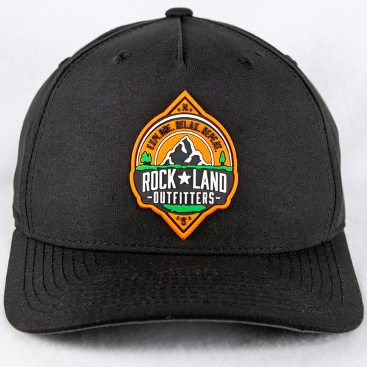 Rock Land Outfitters PVC Patch Hat In Black