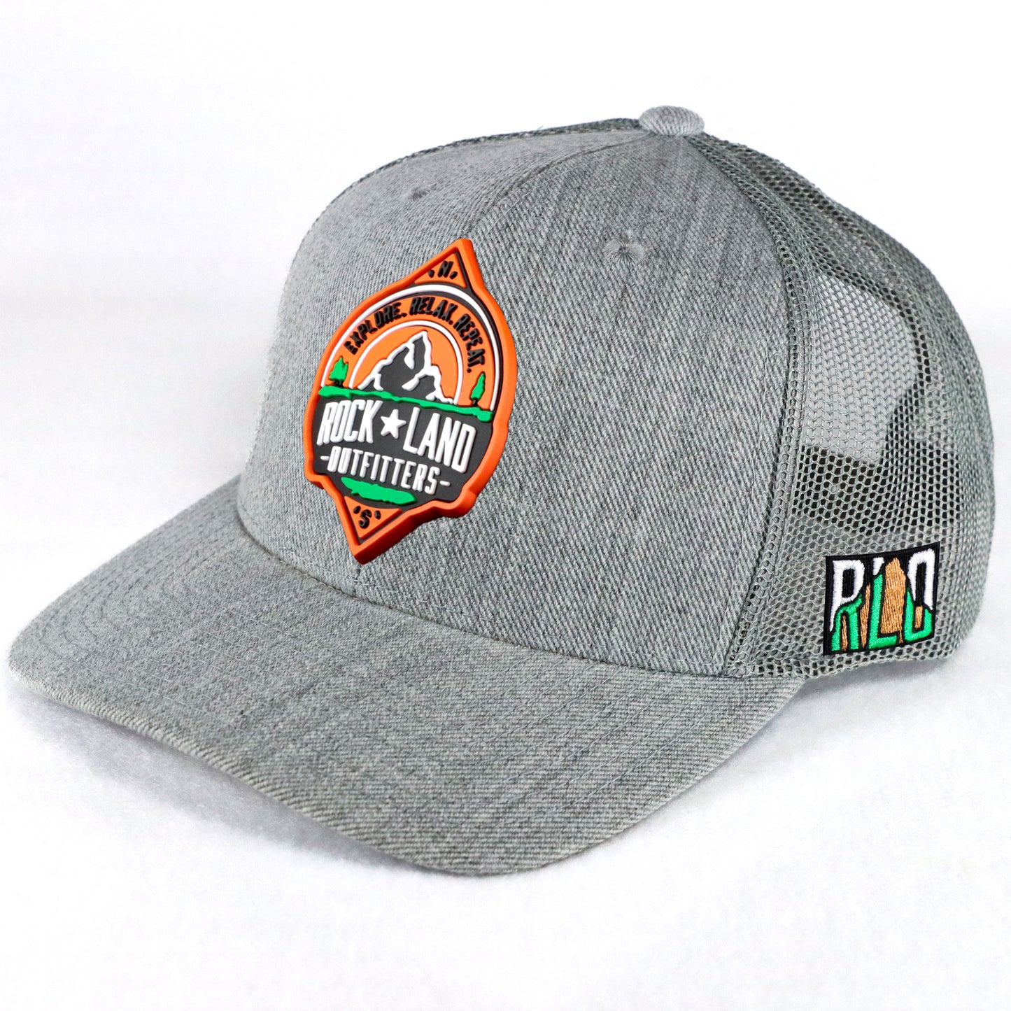 Rock Land Outfitters PVC Patch Hat In Heather Gray