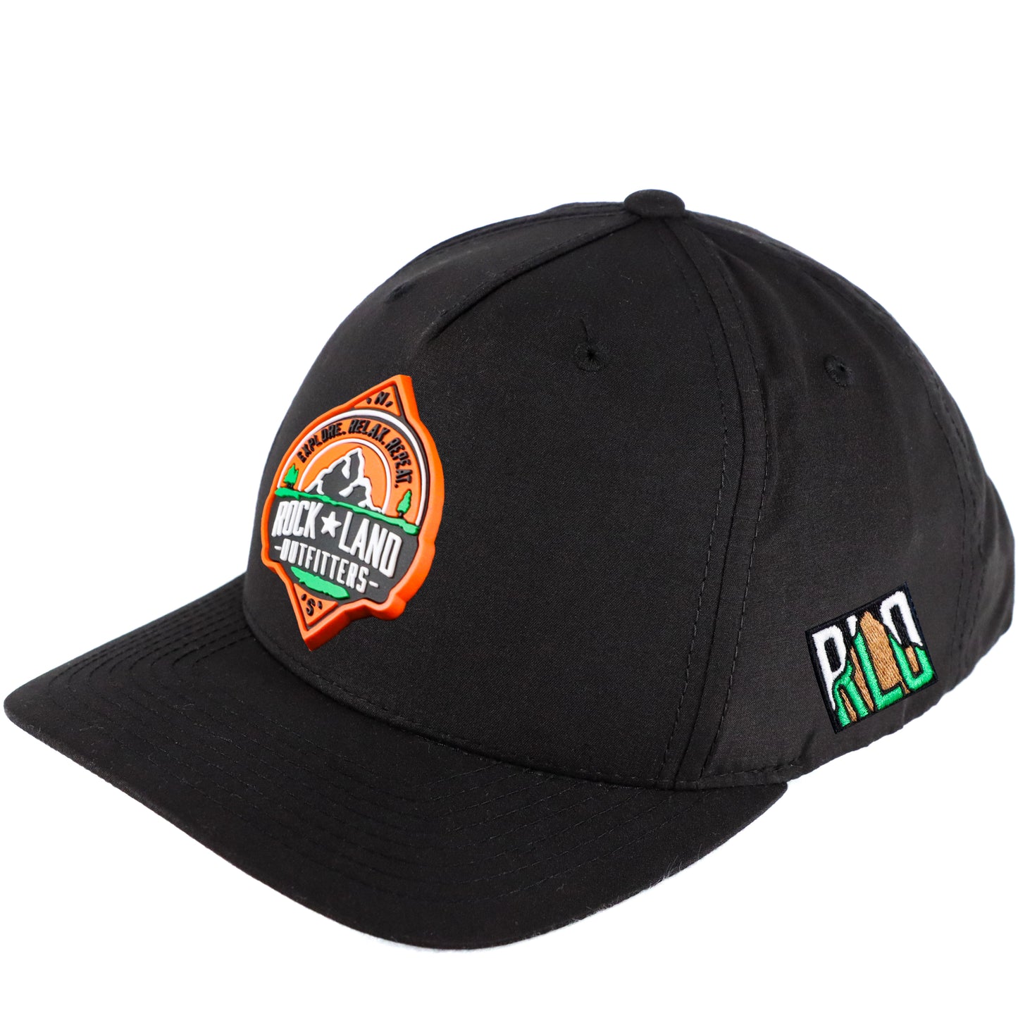Rock Land Outfitters PVC Patch Hat In Black