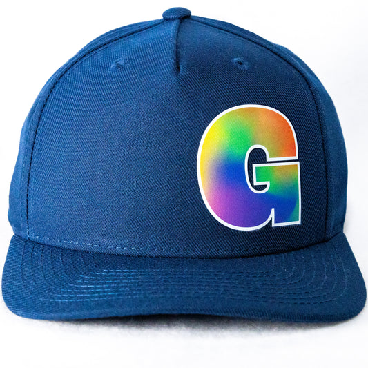 Gay Pride Hat In Navy Blue