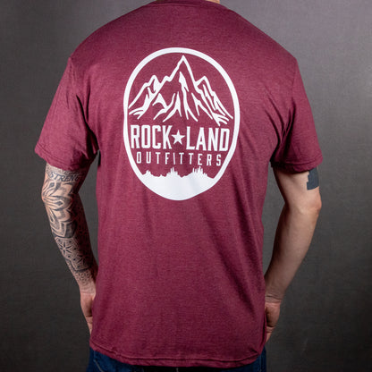 Maroon Rock Land Outfitters Logo SoftStyle, Short Sleeve T-Shirt