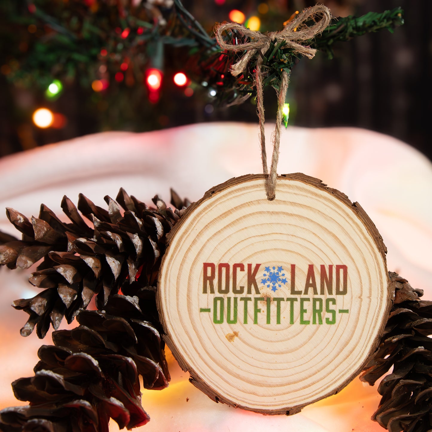 "Joy" Wood Slice Ornament